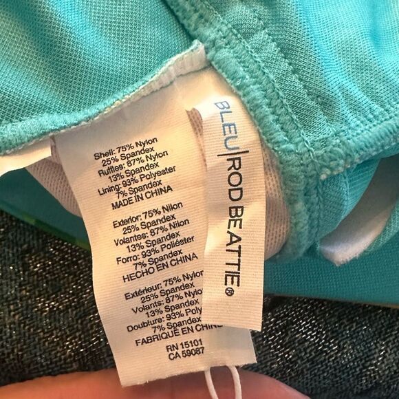 Bleu Rod Beattie Away We Go Ruffle Sleeve Mio One Piece Swimsuit - Picture 5 of 6